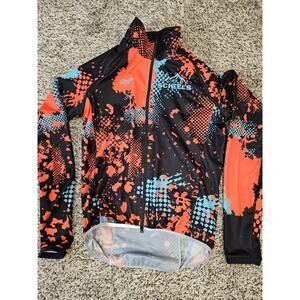 Scheels DNA Cycling Windbreaker Jacket Womens Zip Off Sleeves Size Large